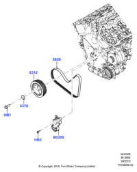 8T4Z6312A-Pulley-w/damper