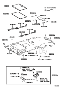 6331048330E0-HEADLINING ROOF