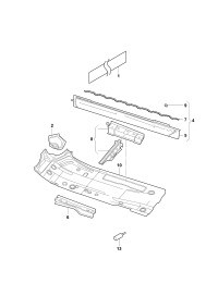 000800981A-Plate, metal
