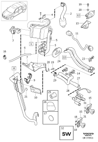 8623345-RADIATOR HOSE W124/E200/E220