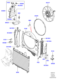 LR011033-BRACKET,HARNESS