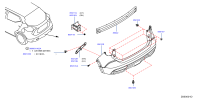 850225RF1H-BUMPER-RR