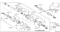 391011HM0A-SHAFT ASSY FRON