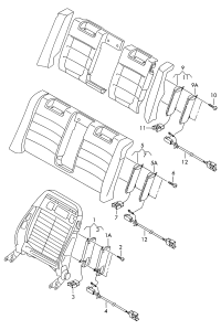 4E0880241-Side air bag unit * *