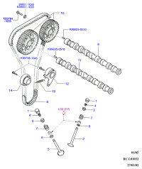 244102X701-TENSIONER,TIMING BELT