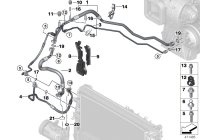 64539209722-STEERING HOSE INTAKE/X5-2003