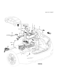 39012684-Cover (12 of the parts), fuse box