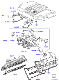 LR005898-GASKET-INTAKE ADAPTER