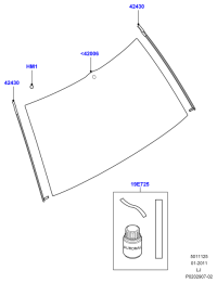 DED500180-PANEL ASSY-LWR CRASH PAD
