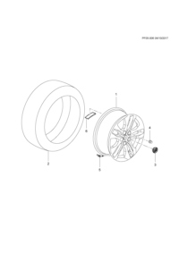 39058154-Wheel, front, rear