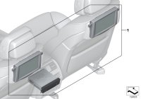 65129232889-Back seat assy-DVD player