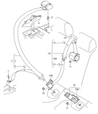 L8VD857805V04-S/belt sub black