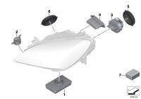 63117285875-Lamp unit, LED turn lamp, lh