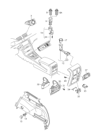 6K0919243-Holder, lamp w/bulb