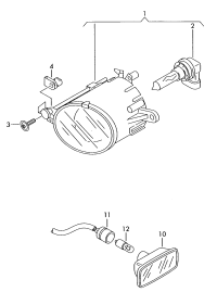 L8ED941699-Halogen fog lamp