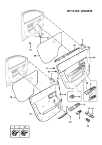 23884839-Trim assy-fr dr rh