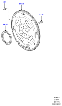 LR038661-BOLTRR SUSP STABILIZER