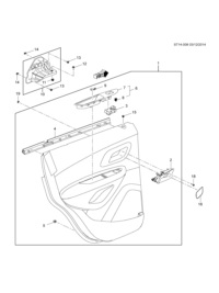 95353781-Garnish assy-rr dr (incl 2-6,9, 15) (black) (full)