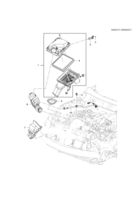 11900491-Bolt, air flow sensor (M4X1.81X12 mm)