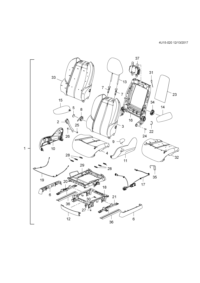 90928058-Handle assy-rr seat reclining