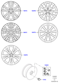 LR037742-Wheel assy