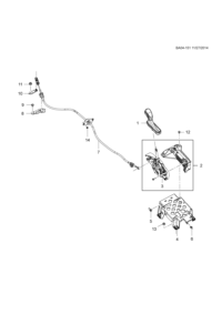 23286915-Knob assy-a/t lever