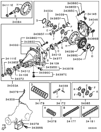 MR453231-BEARING,RR DIFF CASE