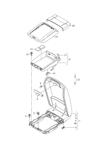 4H0864206B-Armrest assy-ctr