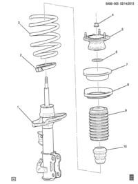 23219710-Strut (rr drive strut) (refer to PI 2013 when replacing on 2015-1510 models) (AC-DELCO #506-1079)