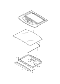 L4KD877467A-Weatherstrip, glass lid