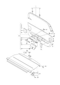 3G9862629-HDL ASSY-ROOF ASSIST FR,LH