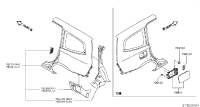 G81001CSMA-FENDER REAR,RH