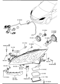 GS7T51031L-UNIT(R),HEAD LAMP
