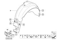 51717114857-COVERING LH-E46-3 SRS