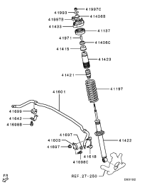 MB809280-PAD,RR SUSP SPRING,UPR