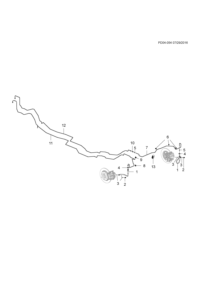 90920701-HOSE ASM, RR BRK (RUBBER)