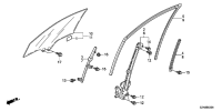 72210SZNA01-REG ASSY,L FR DOO
