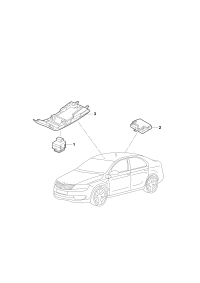 4K0907594AD-Control unit, for operation of power sliding roof