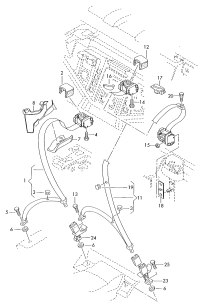 4FD857805A-3-point s/belt, auto & mt