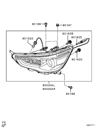 8301C493-HEAD LAMP ASSY,LH