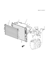 84022590-TUBE, OIL COOLER