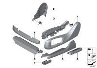 52107319009-Deflector seat track fr lh