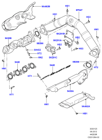 LR022724-GASKET,W.PUMP INLET
