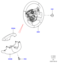 LR035873-Wheel assy-steering