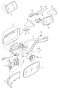 7L6857508CJ-Body cover-outside mirror