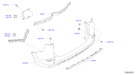 850222GC1H-BAR, REAR BUMPER