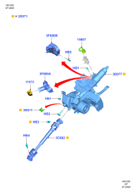DG9T11572AA-Switch assy-ignition