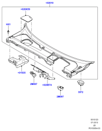 LR006255-BRACKET,HARNESS