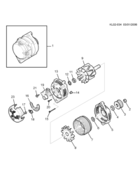 96866019-Alternator, (detailed