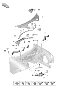 971819530-Drain cowl panel